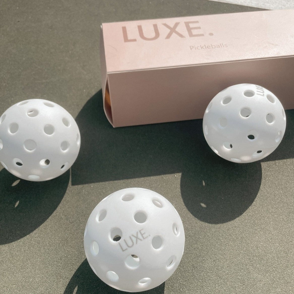 White Pickleballs - Pack of 3 -The Pickleball Store at Auburn