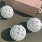 White Pickleballs - Pack of 3 -The Pickleball Store at Auburn