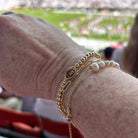 Haley Bow Gold Bracelet -The Pickleball Store at Auburn