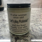 Let's Play Pickleball Candle -The Pickleball Store at Auburn
