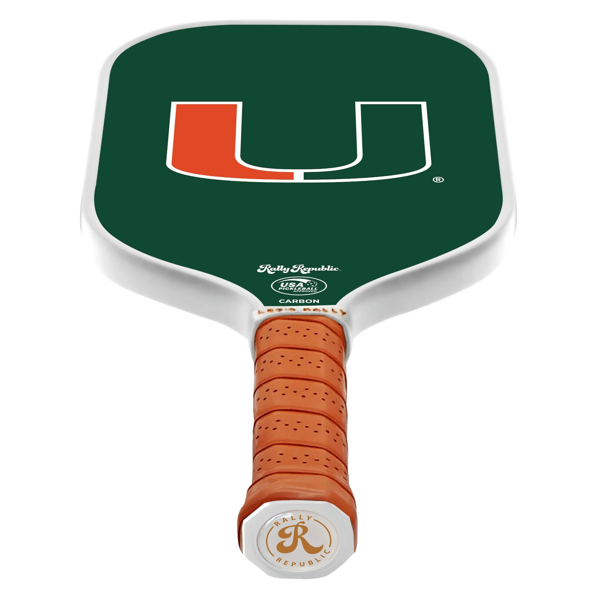 Miami Hurricanes Miami Green Primary Mark -The Pickleball Store at Auburn