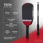 Agassi Edge 16mm Paddle -The Pickleball Store at Auburn