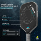 Ben Johns Perseus CFS 16mm Paddle -The Pickleball Store at Auburn