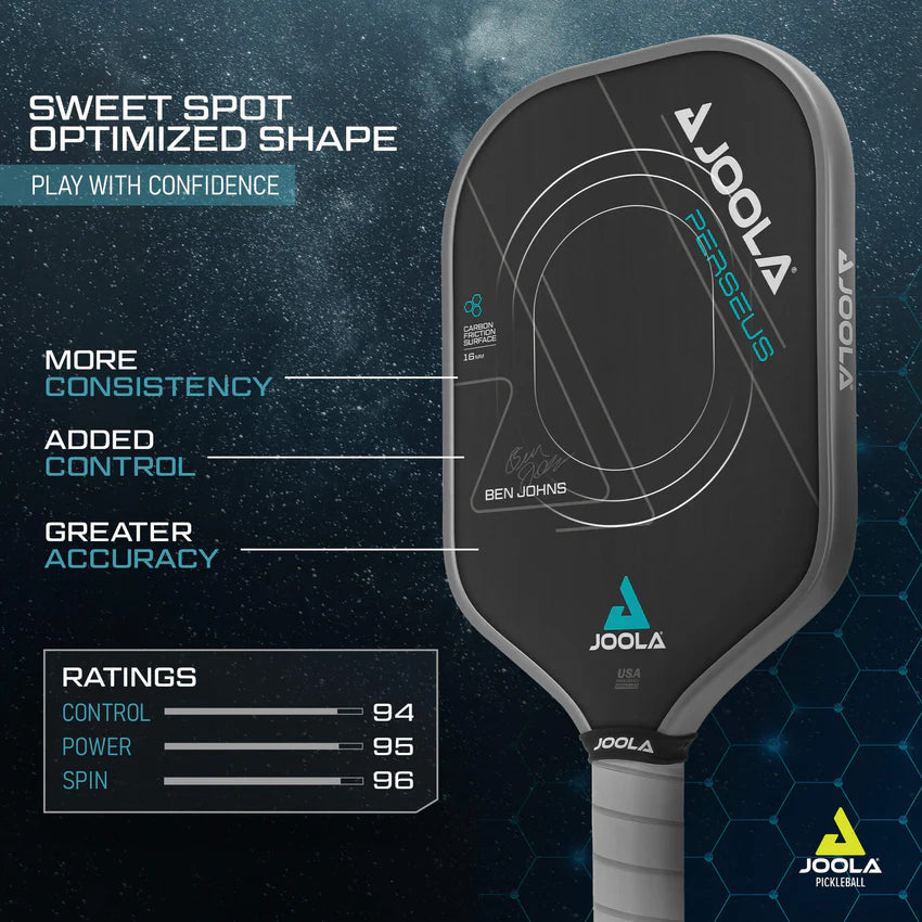 Ben Johns Perseus CFS 16mm Paddle -The Pickleball Store at Auburn