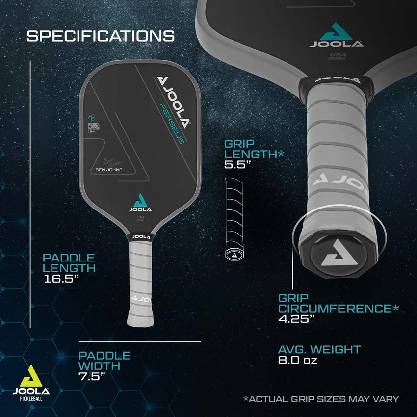 Ben Johns Perseus CFS 16mm Paddle -The Pickleball Store at Auburn