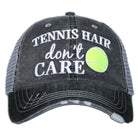 Tennis Hair Don't Care Trucker Hat -The Pickleball Store at Auburn