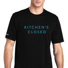 Men's Kitchen's Closed Performance Crew Black -The Pickleball Store at Auburn