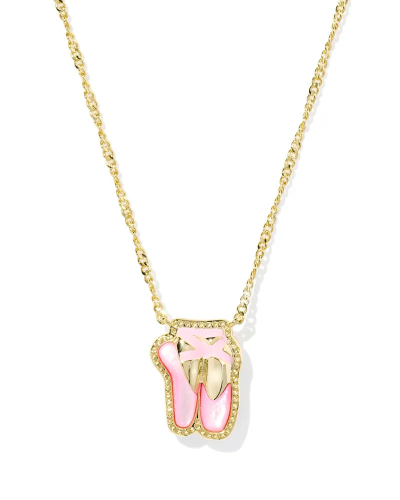Bow Gold Short Pendant Necklace (Copy) -The Pickleball Store at Auburn