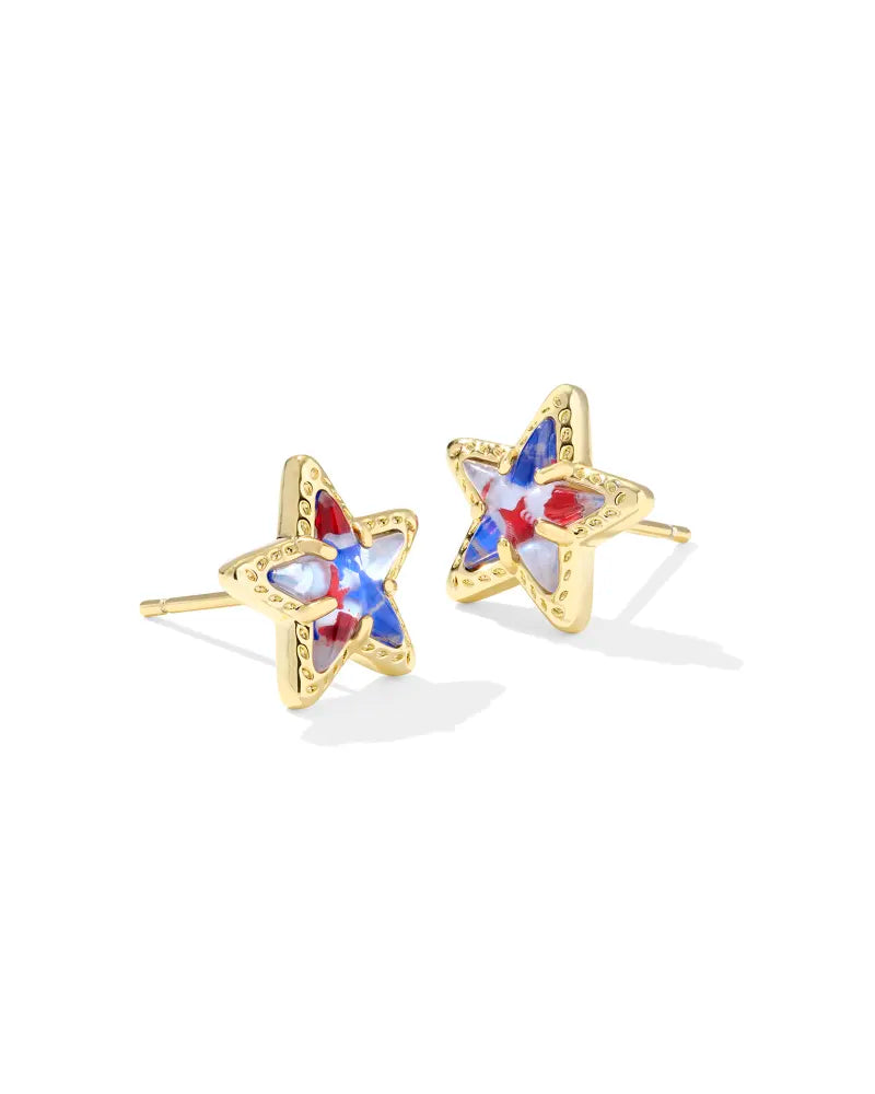 Cassidy Star Stud Earrings -The Pickleball Store at Auburn