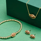 Haley Bow Gold Bracelet -The Pickleball Store at Auburn