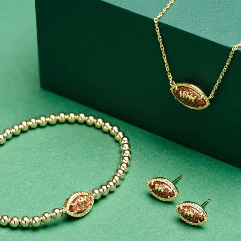 Haley Bow Gold Bracelet -The Pickleball Store at Auburn
