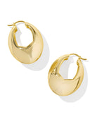 Liana Gold Hoop Earrings -The Pickleball Store at Auburn