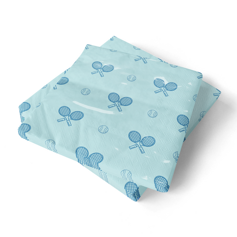 Tennis Cocktail Napkins -The Pickleball Store at Auburn