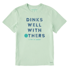 Dinks Well with Others Pickleball Tee (unisex) -The Pickleball Store at Auburn