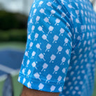 Pickled Blue Performance Polo -The Pickleball Store at Auburn