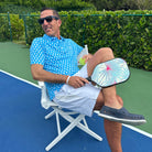 Pickled Blue Performance Polo -The Pickleball Store at Auburn
