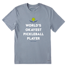 World's Okayest Pickleball Player Tee (unisex) -The Pickleball Store at Auburn