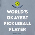 World's Okayest Pickleball Player Tee (unisex) -The Pickleball Store at Auburn