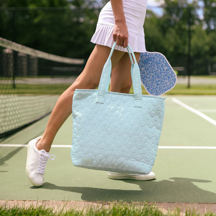 Dusty Blue Paddles Pickleball Court Carryall -The Pickleball Store at Auburn