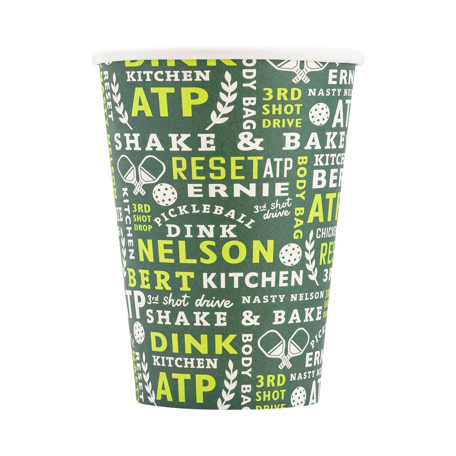 Pickleball Party Paper Cups -The Pickleball Store at Auburn