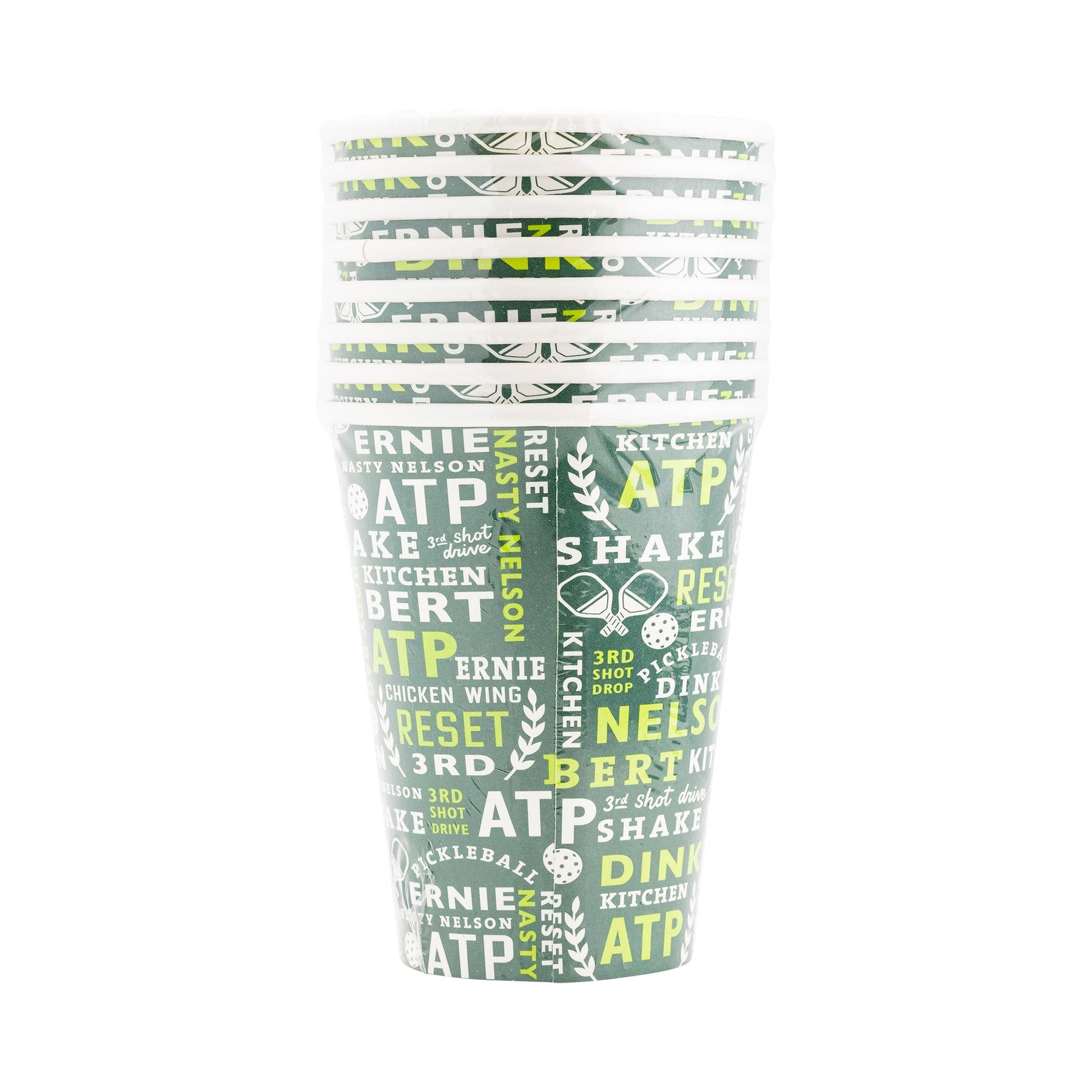 Pickleball Party Paper Cups -The Pickleball Store at Auburn