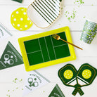 Pickleball Court Shaped Paper Plates -The Pickleball Store at Auburn