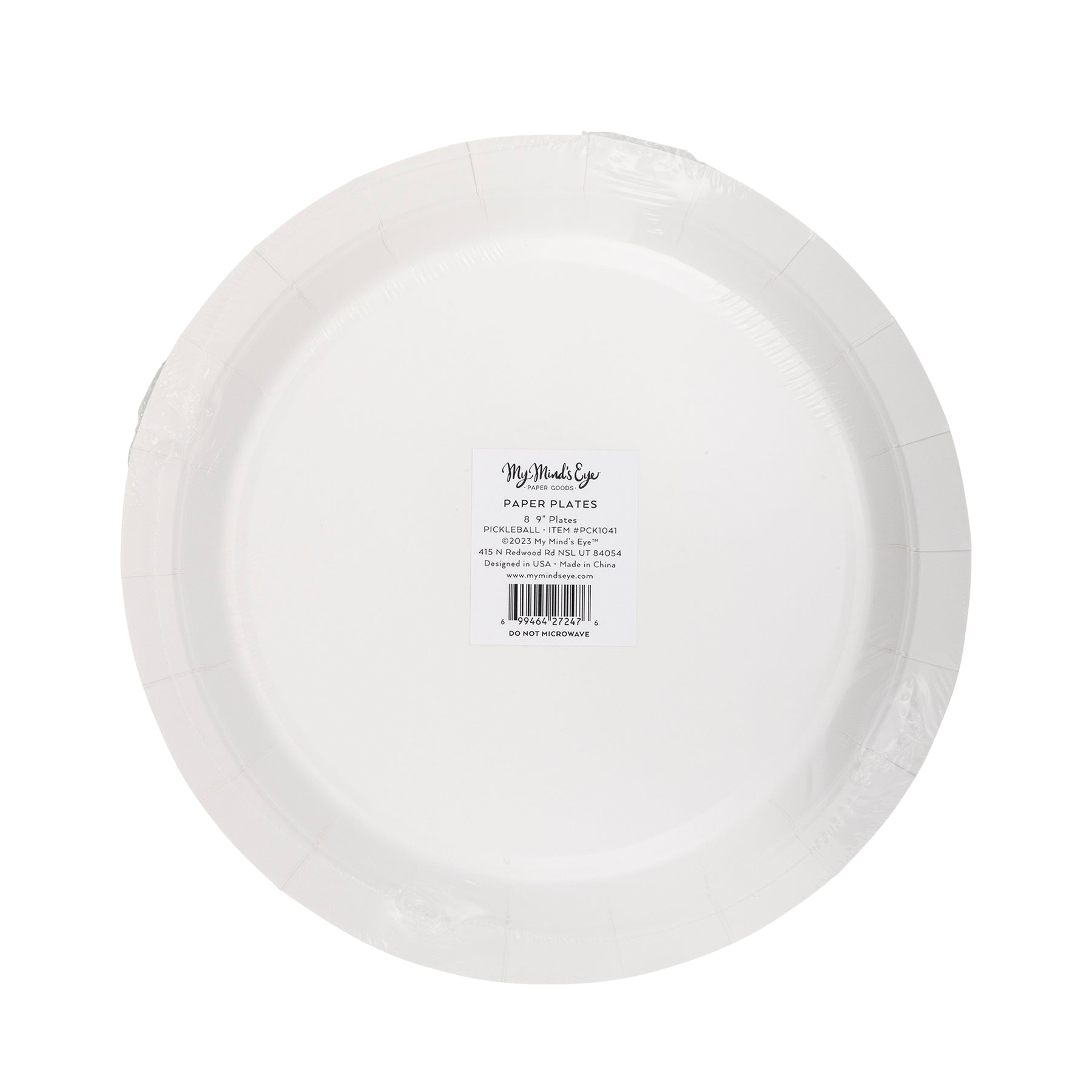 Pickleball Ball Shaped Paper Plates -The Pickleball Store at Auburn