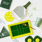 Pickleball White Paddle Shaped Paper Plates -The Pickleball Store at Auburn