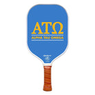 Alpha Tau Omega Letters Azure Pickleball Paddle -The Pickleball Store at Auburn