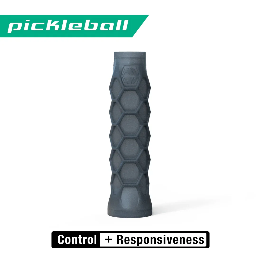 Pickleball Carbon Grip - 5.25 Inches Long - Stiff Feel - Charcoal -The Pickleball Store at Auburn