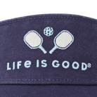 Life is Good Navy Pickleball Chill Cap Visor -The Pickleball Store at Auburn