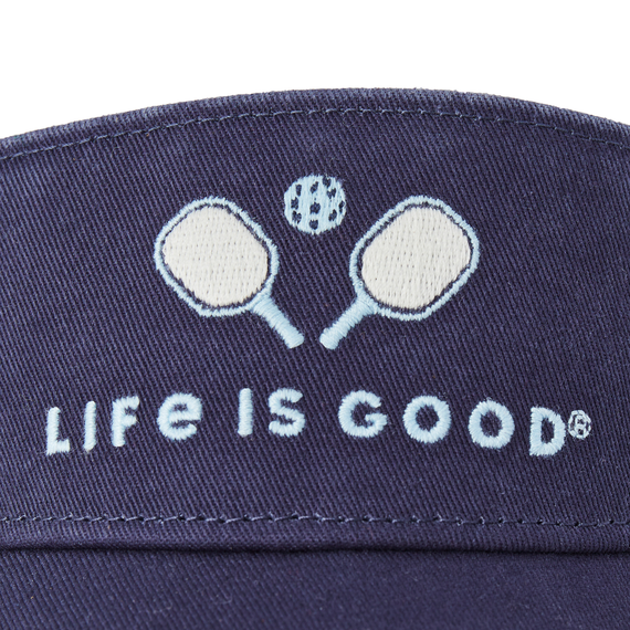 Life is Good Navy Pickleball Chill Cap Visor -The Pickleball Store at Auburn