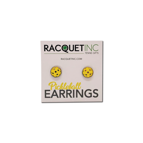 Flat Pickleball Earrings -The Pickleball Store at Auburn
