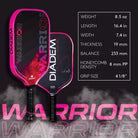 Warrior - Teal -The Pickleball Store at Auburn