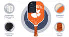 Clemson Tigers Pickleball Paddle -The Pickleball Store at Auburn