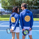 Navy Zip-Front Sun Hoodie -The Pickleball Store at Auburn