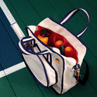 Navy La Jolla Stripe Pickleball Bag by Tangerine -The Pickleball Store at Auburn