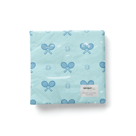 Tennis Cocktail Napkins -The Pickleball Store at Auburn