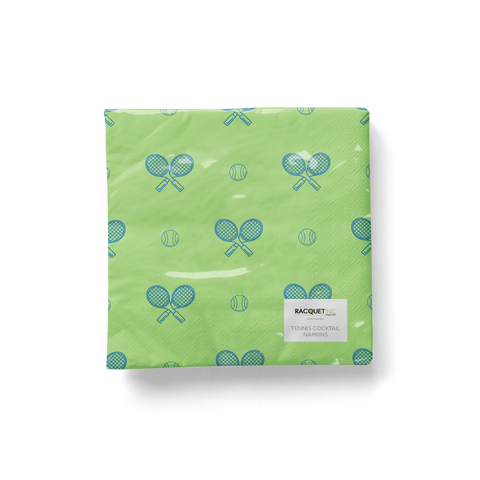Tennis Cocktail Napkins -The Pickleball Store at Auburn