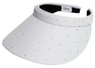 Gloveit White Bling Slide On Visor -The Pickleball Store at Auburn