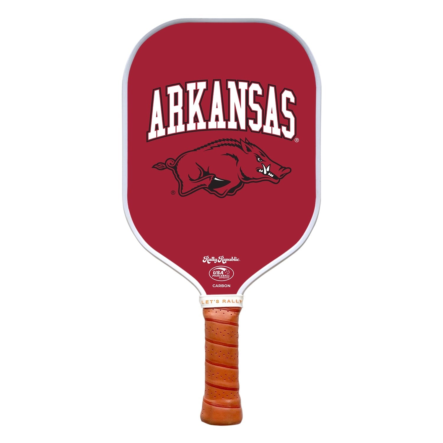 Arkansas Razorbacks Cardinal Tusk Pickleball Paddle -The Pickleball Store at Auburn
