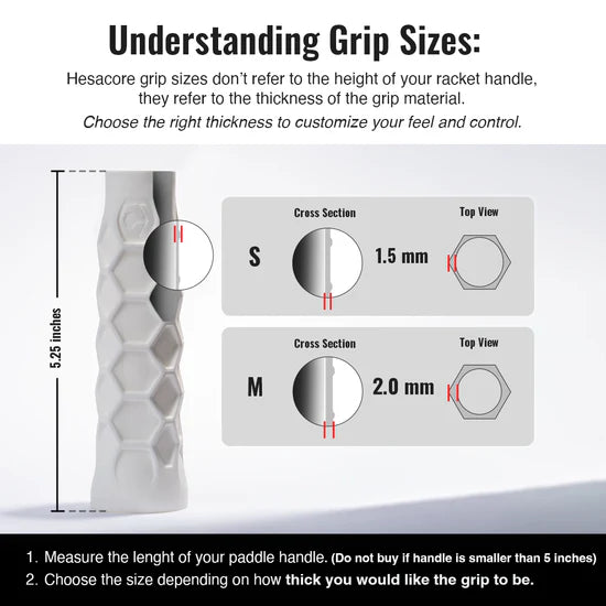 Hesacore Grips - Regular Soft Feel -The Pickleball Store at Auburn