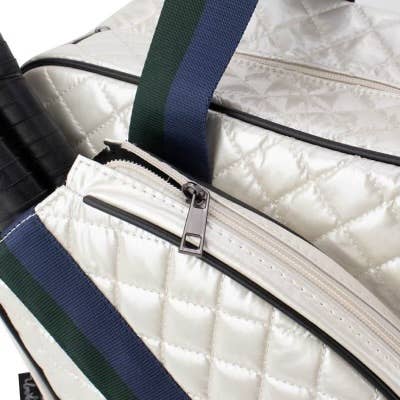Puffer Pickleball Bag Diamond Pearl with Blue Stripe -The Pickleball Store at Auburn