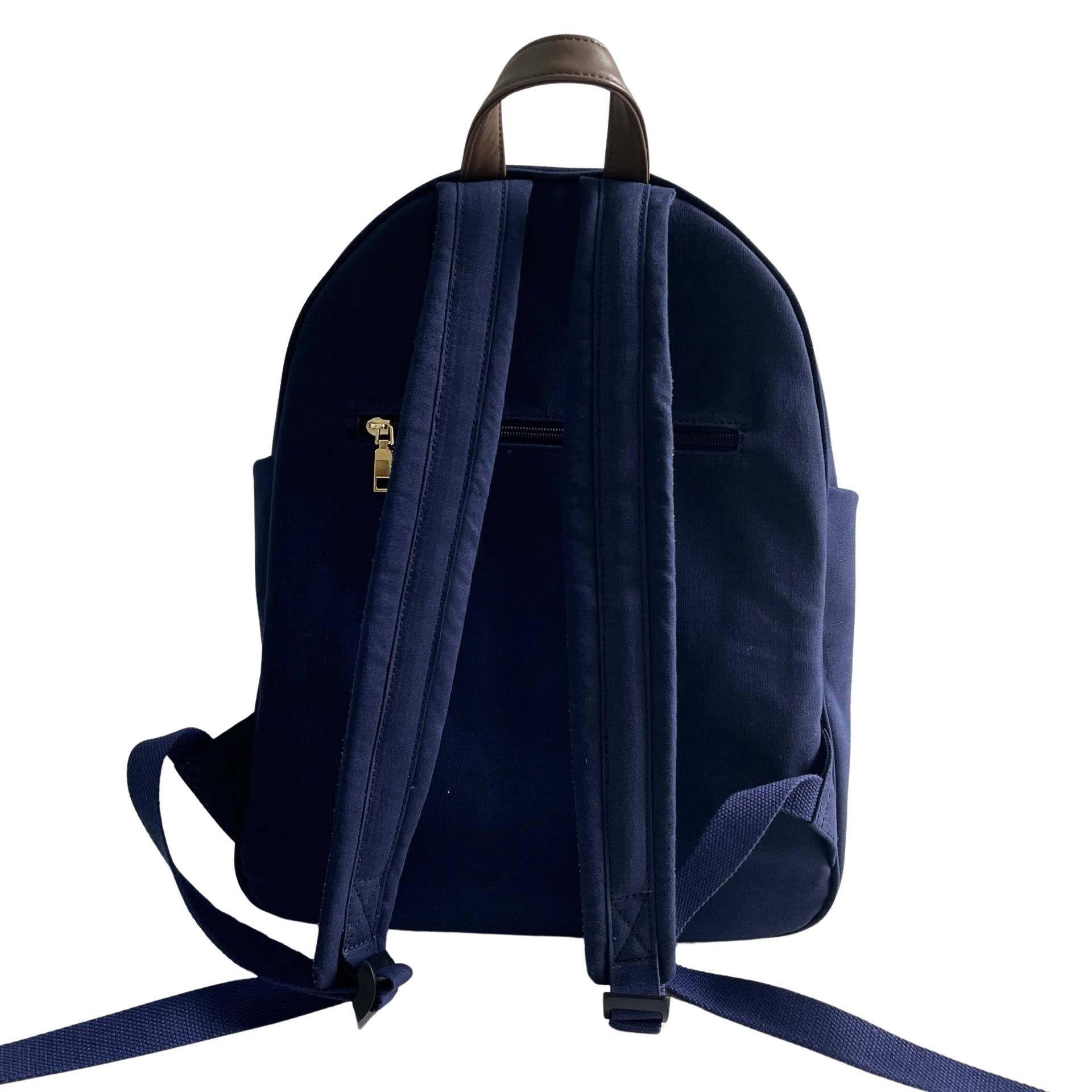 Pickleball Men’s Backpack in Navy Canvas -The Pickleball Store at Auburn