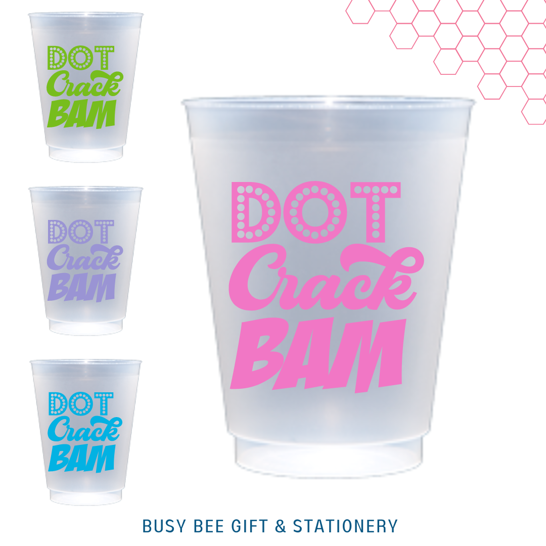 Dot Crack Bam Shatterproof Frosted Cups -The Pickleball Store at Auburn