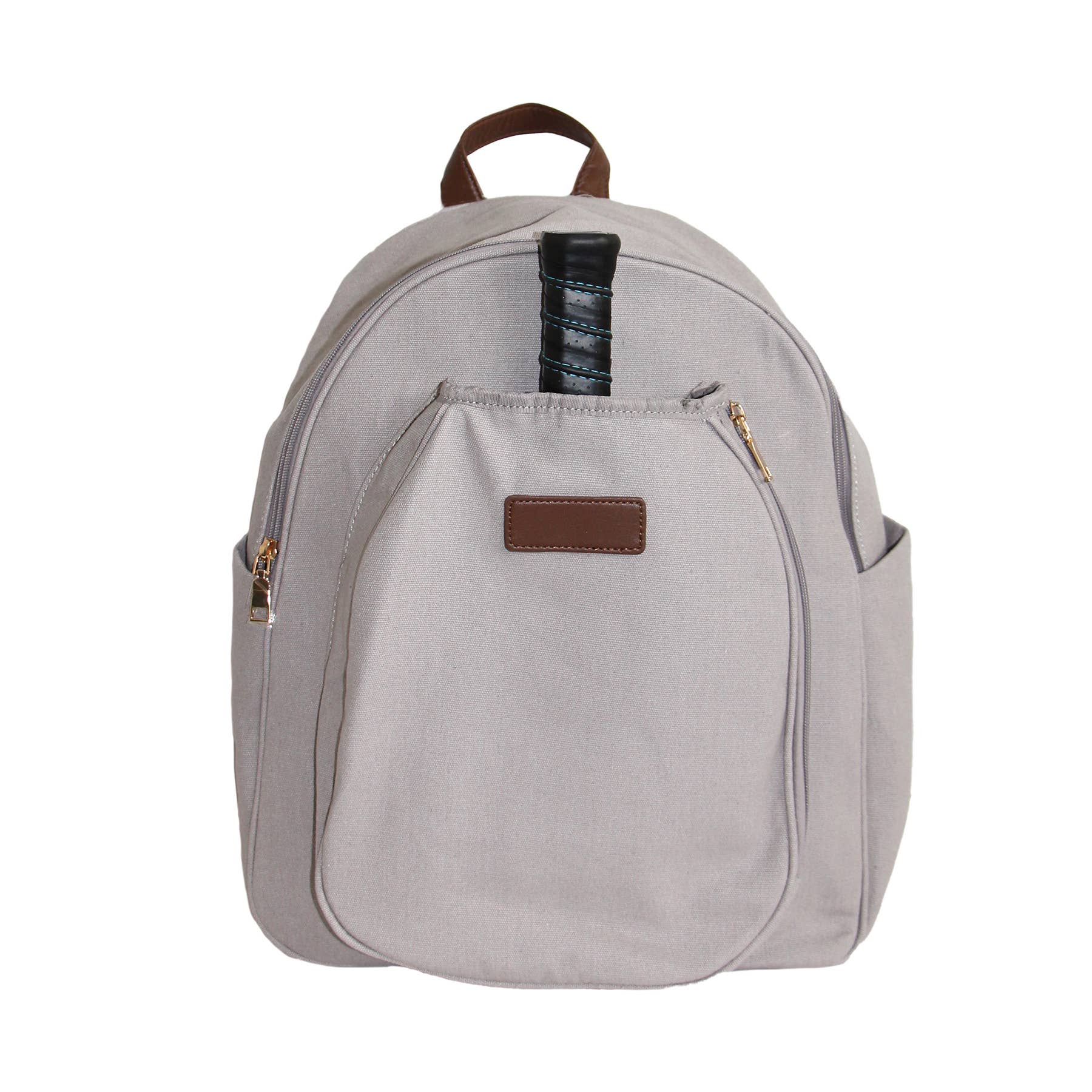 Pickleball Men’s Backpack in Gray Canvas -The Pickleball Store at Auburn