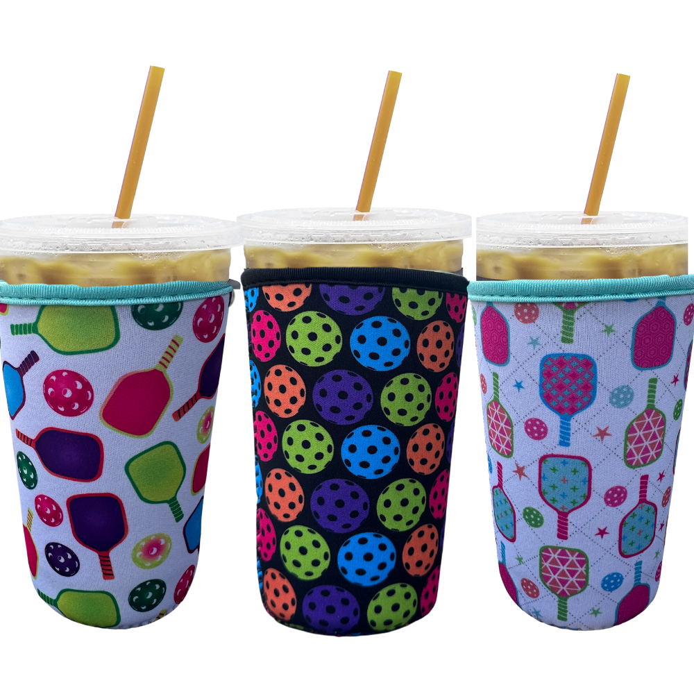 Iced Drink Sleeves - Pickleball and Tennis -The Pickleball Store at Auburn