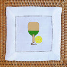 Pickleball Embroidered Cocktail Napkins -The Pickleball Store at Auburn