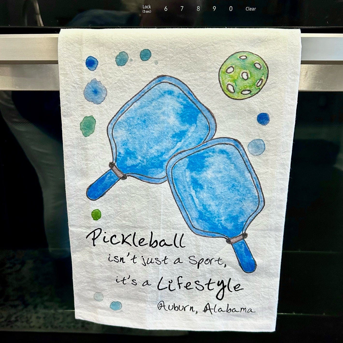 Auburn Pickleball Kitchen Towels -The Pickleball Store at Auburn