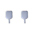 Pickleball Paddle Earrings - Silver -The Pickleball Store at Auburn